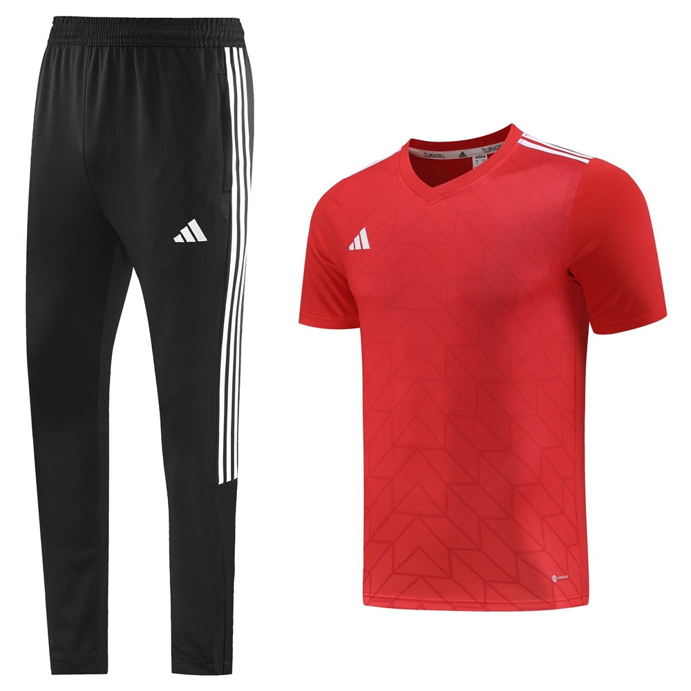 AD05 red trousers suit S-2XL