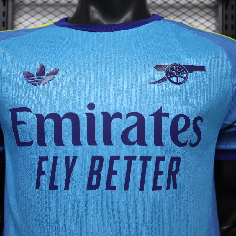 Player Version 26/27 Arsenal Away Goalkeeper Blue Jersey