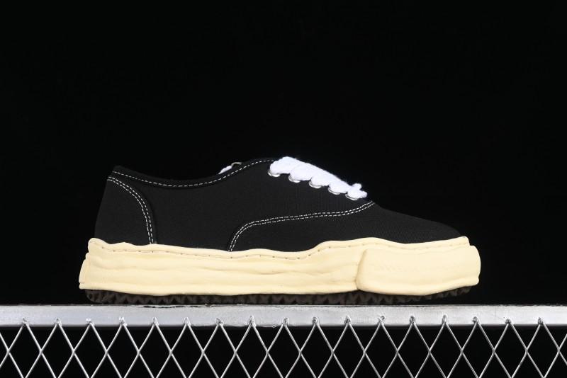 Wayne Original Sole Leather Low Sneaker with Deconstructed Ice Cream Sole - W.E5