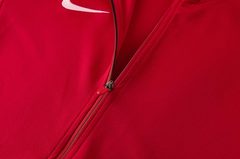 2026 Nike Red Full Zipper Jacket + Long Pants