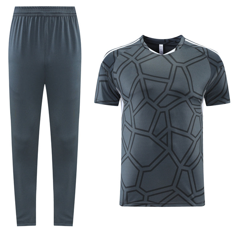 AD01 dark gray trousers suit S-2XL