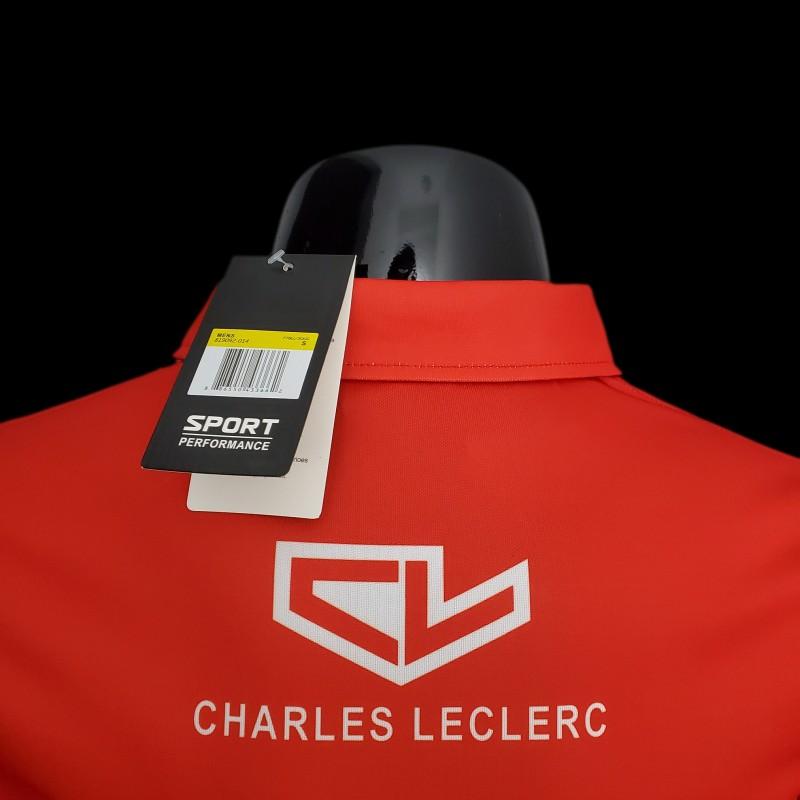 F1 Formula One 2022 Ferrari Polo Red