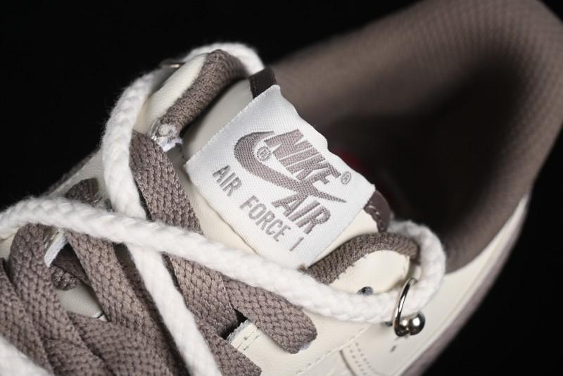 Nike Air Force 1 '07 Low x Capybara "Mona Lisa" Casual Lace-Up Sneakers - LV0506-990