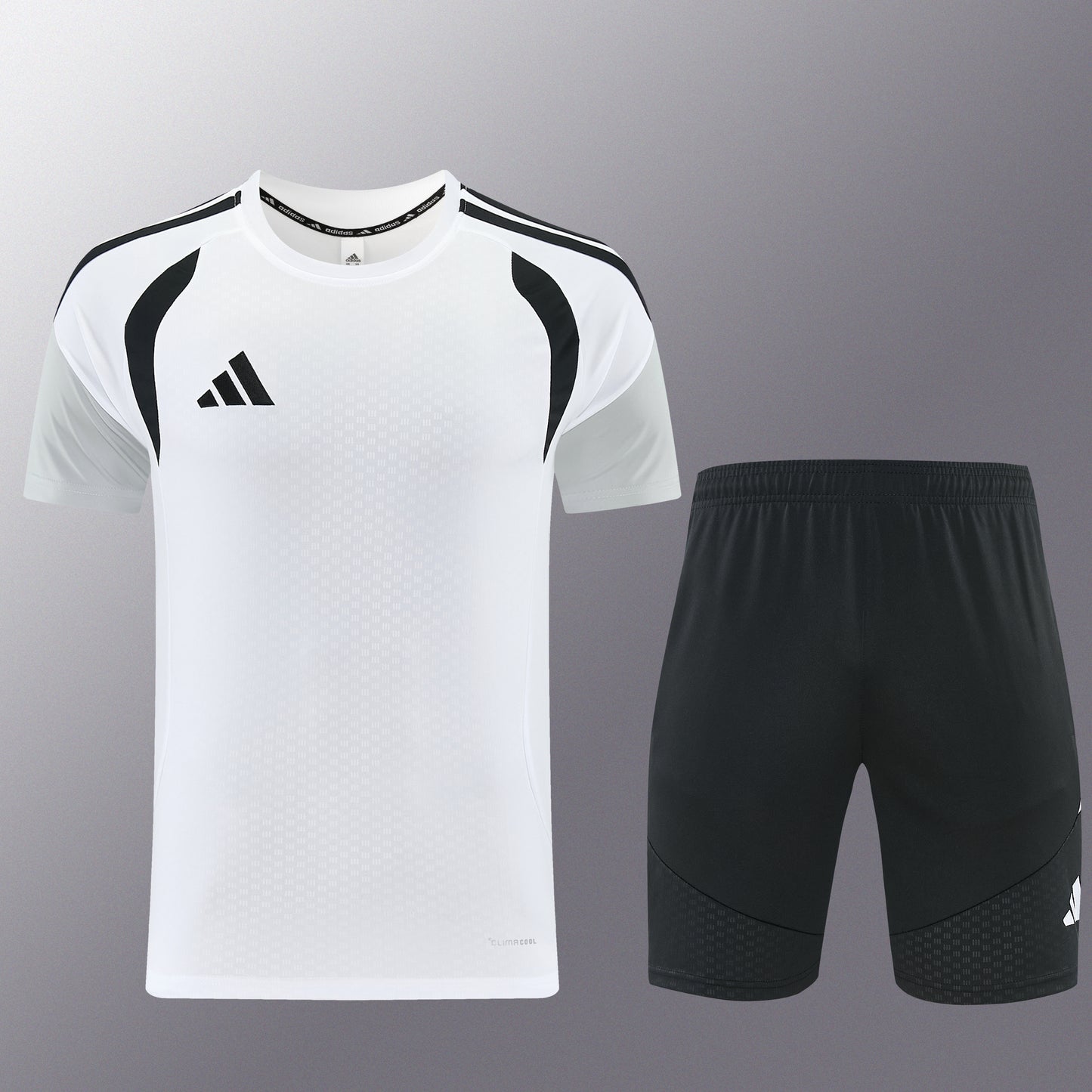 AD12 white short-sleeved suit S-2XL