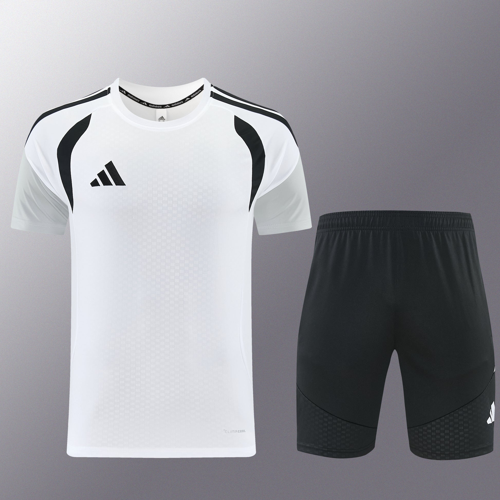 AD12 white short-sleeved suit S-2XL
