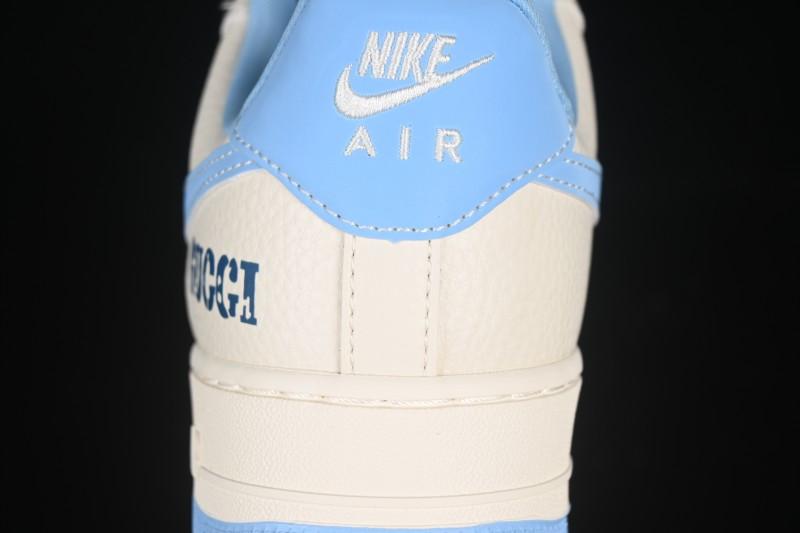 Nike Air Force 1 '07 Low Gucci Collaboration Ice Blue Low-Top Casual Sneakers - DF0188-067