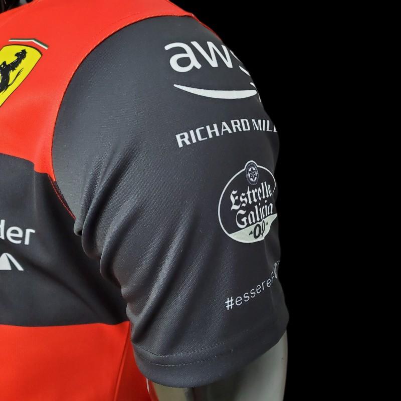 New F1 Formula One; Ferrari Racing Suit Crew Neck Red