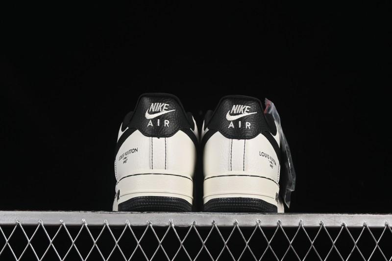 Nike Air Force 1 '07 Low LV Collaboration Cream Black Casual Sneakers - BZ6808-103