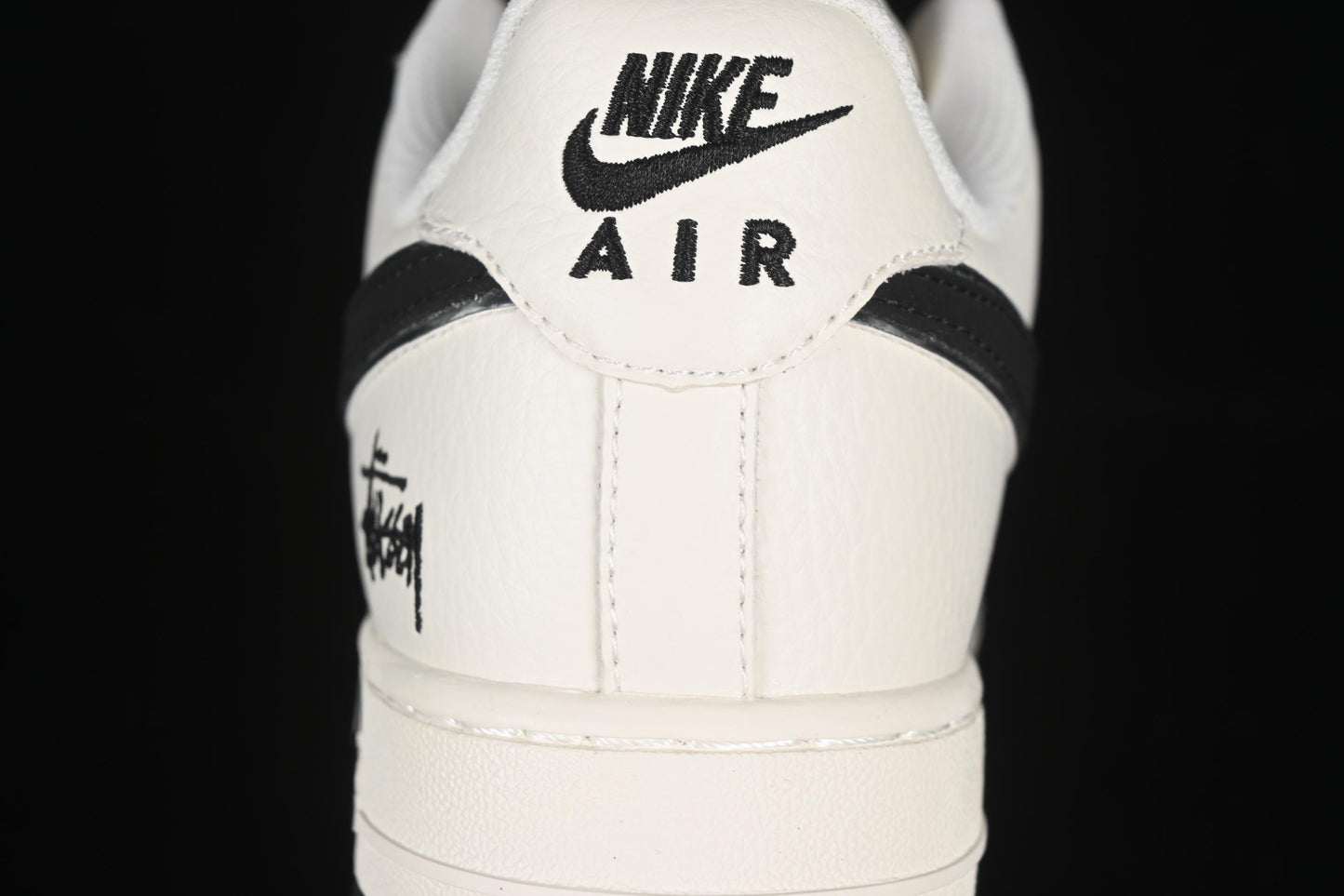 Nike Air Force 1 '07 Low Stussy Collaboration Dual-Tone Red Tag Casual Sneakers - CS5288-010
