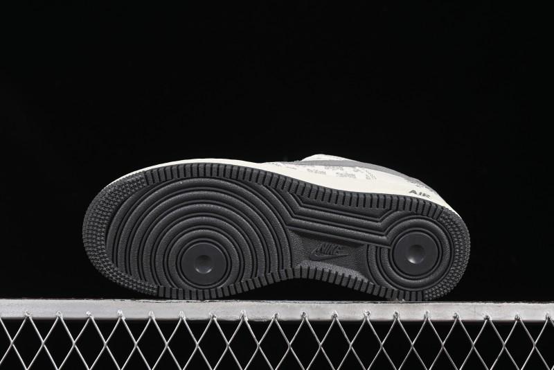 Nike Air Force 1'07 Low Stussy Collaboration Woven Fabric Low-Top Casual Sneakers - BZ6808-101