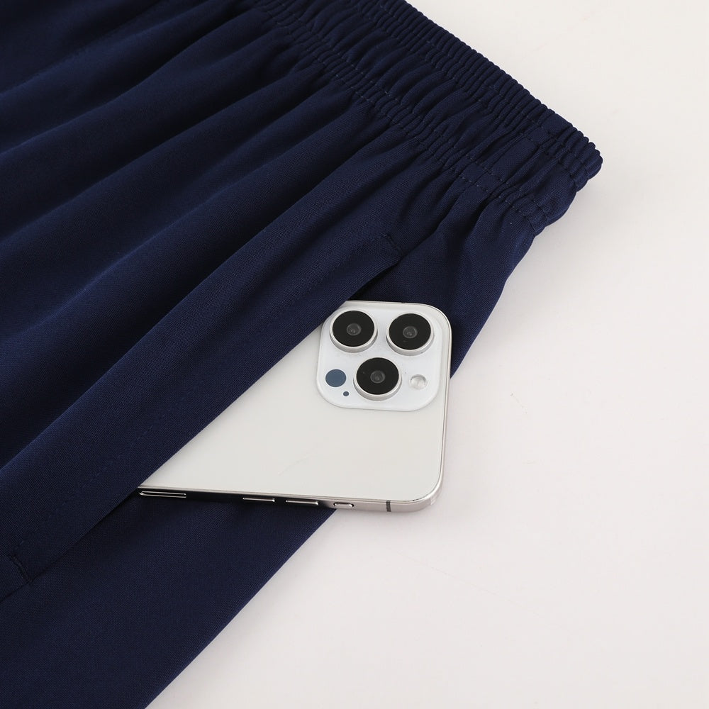 ND05 sapphire blue shorts suit S-2XL
