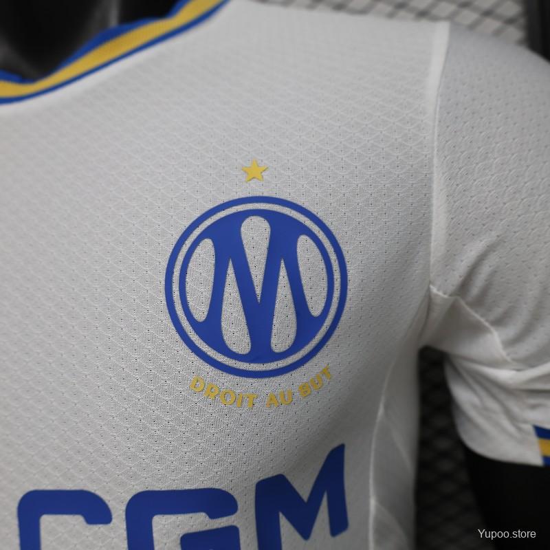 Player Version 26/27 Olympique de Marseille White Home Jersey