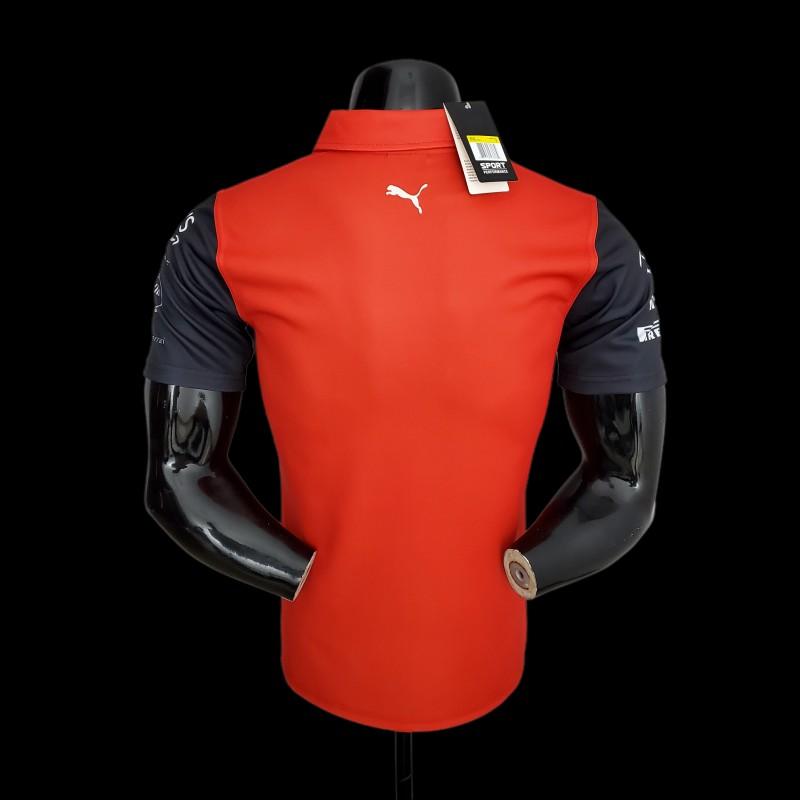 New F1 Formula One; Ferrari Racing Suit Polo Red