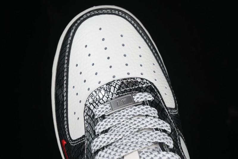Nike Air Force 1 '07 Low The North Face Collaboration Year of the Snake Limited Edition Silver Snake Casual Sneakers - CH6336-521