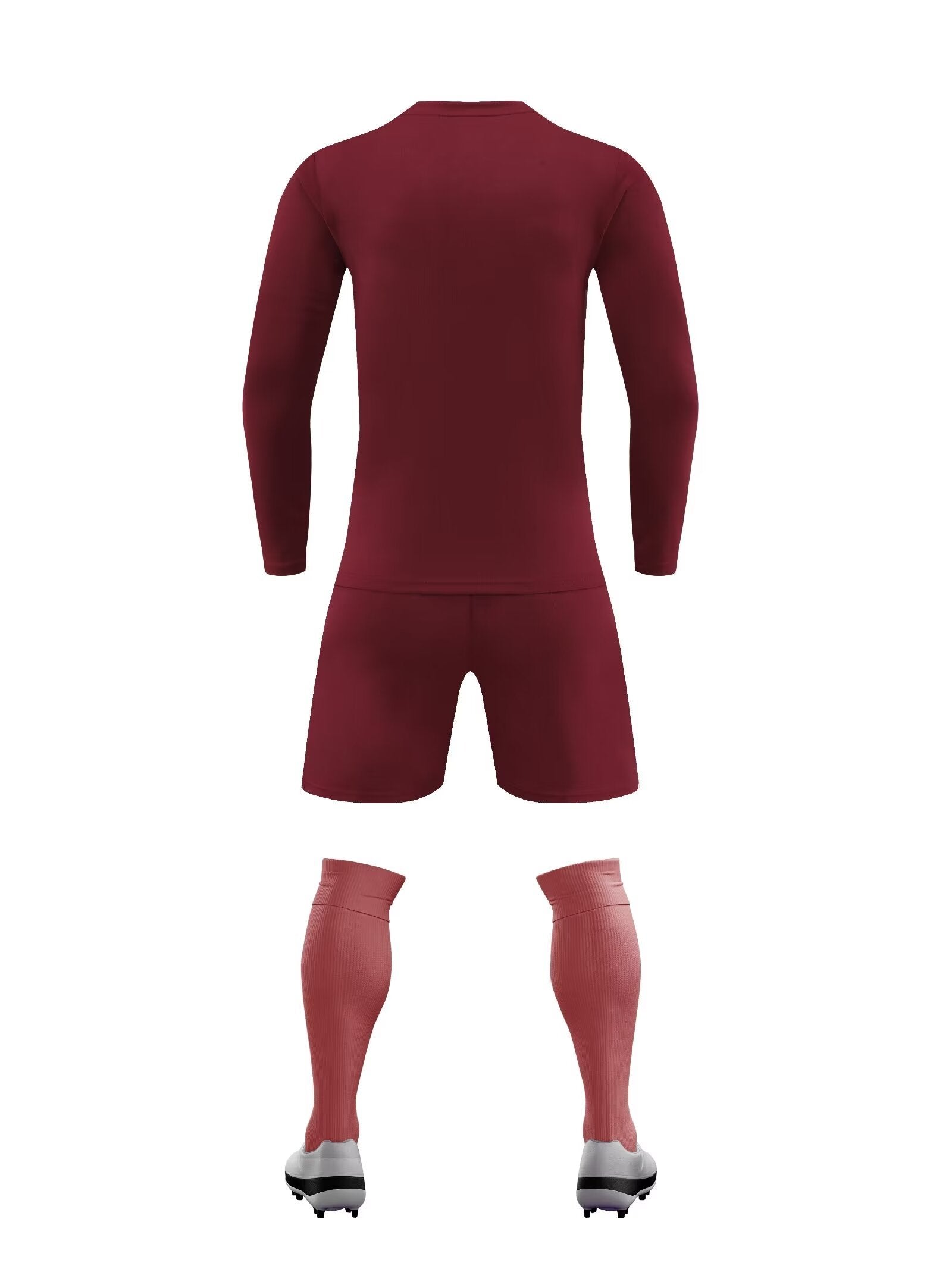 K3287 Kalmei four-color long-sleeved footwear suit 3XS-4XL