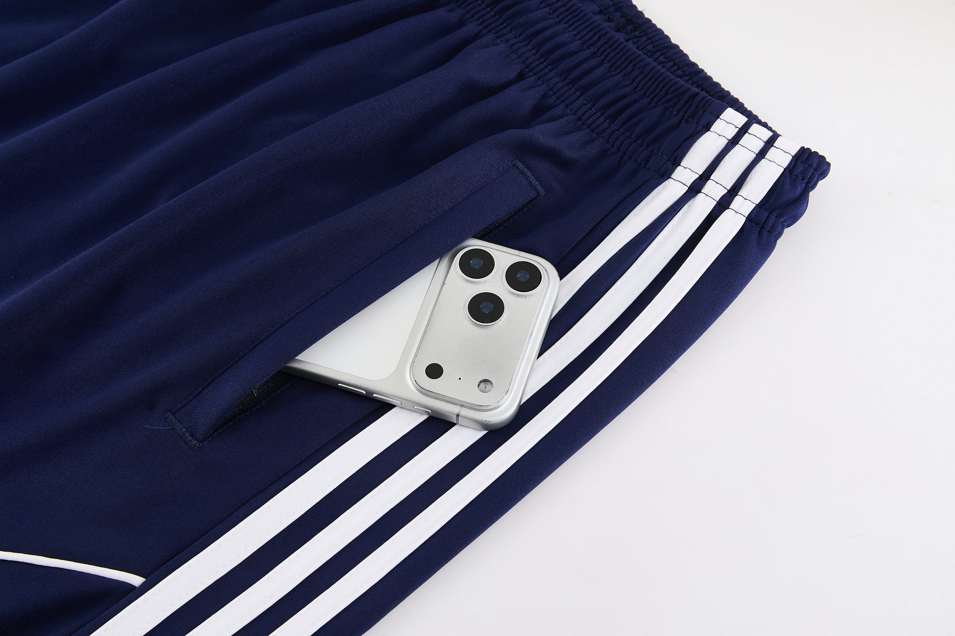 AD15 sapphire blue shorts suit S-2XL