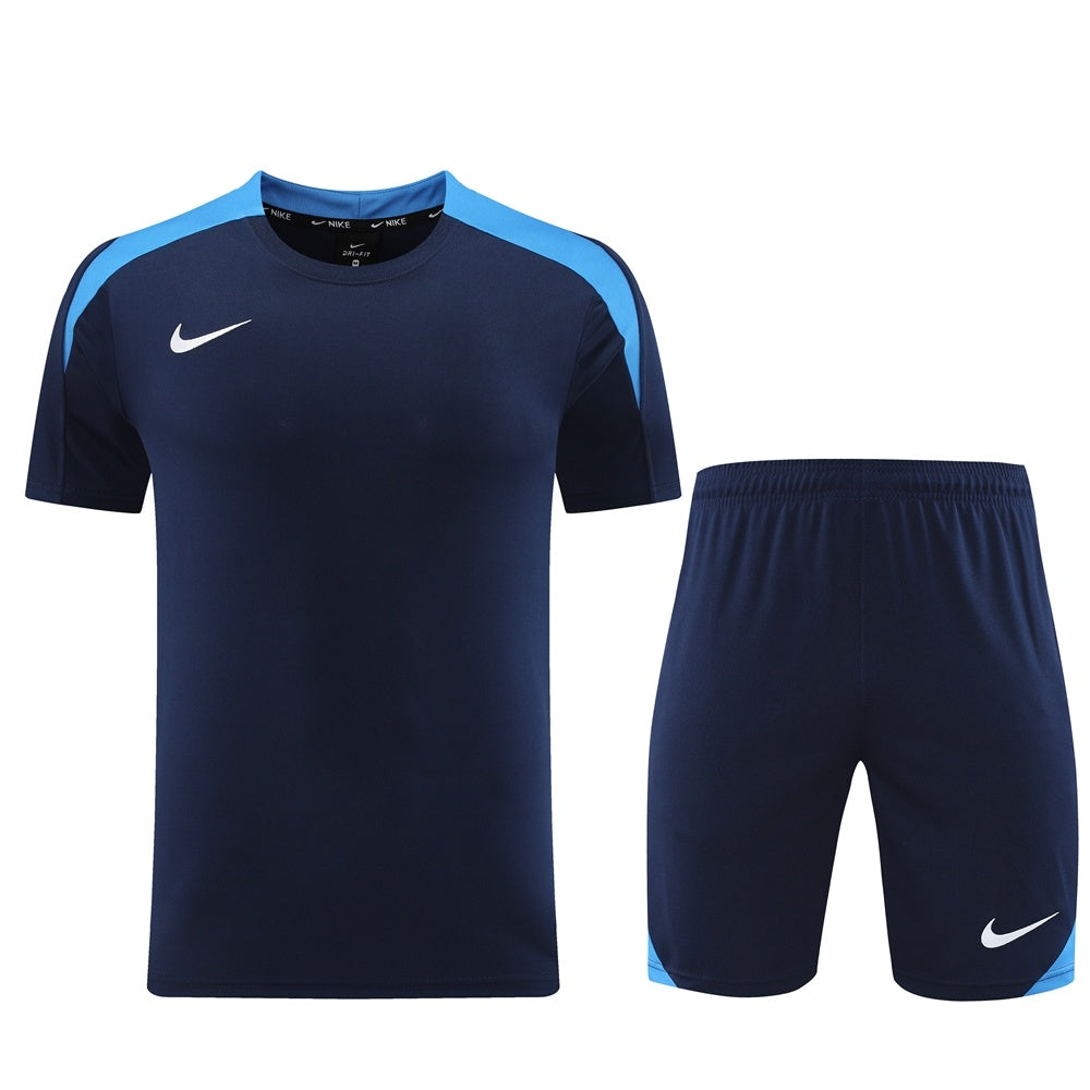 ND05 sapphire blue shorts suit S-2XL