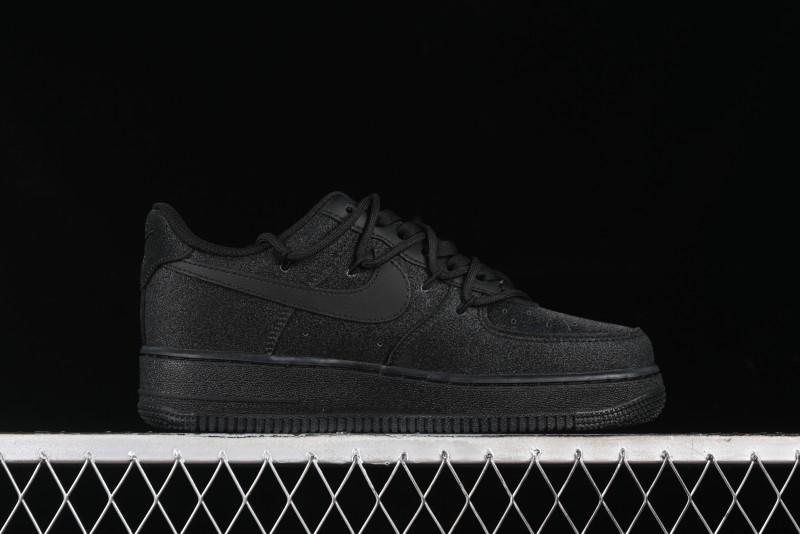 Nike Air Force 1 '07 Low White Black Starry Full Diamond Lace-Up Low-Top Casual Sneakers - ZH0316-032