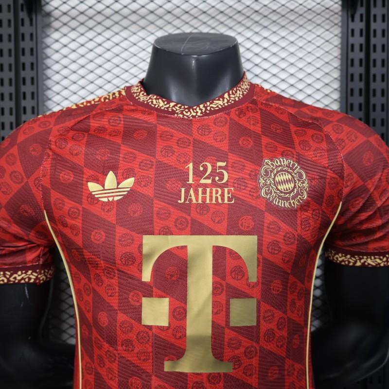 Player Version 25/26 Bayern Munich 125Th Anniversary Red Jersey