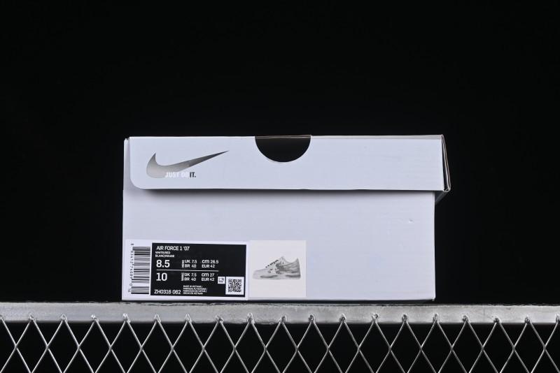 Nike Air Force 1 '07 Low Casual Sneakers with Chinese Ink Painting Design - ZH0316-062