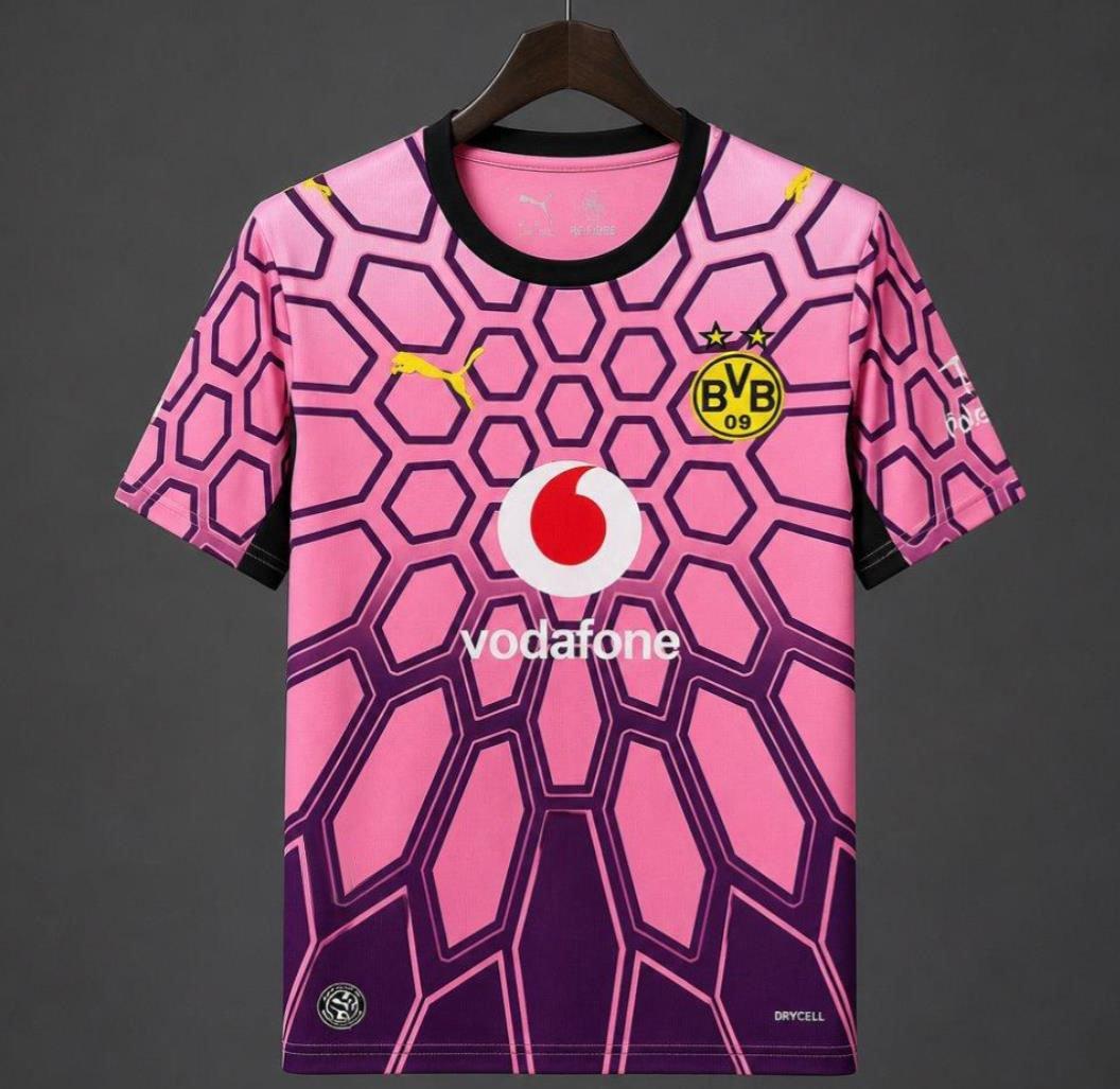 26/27 Borussia Dortmund Goalkeeper Pink Jersey