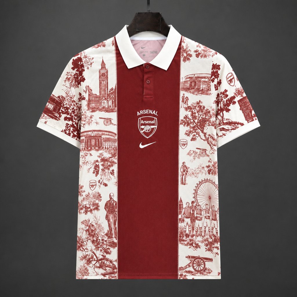 26/27 Arsenal x Dior Red Special Edition Jersey
