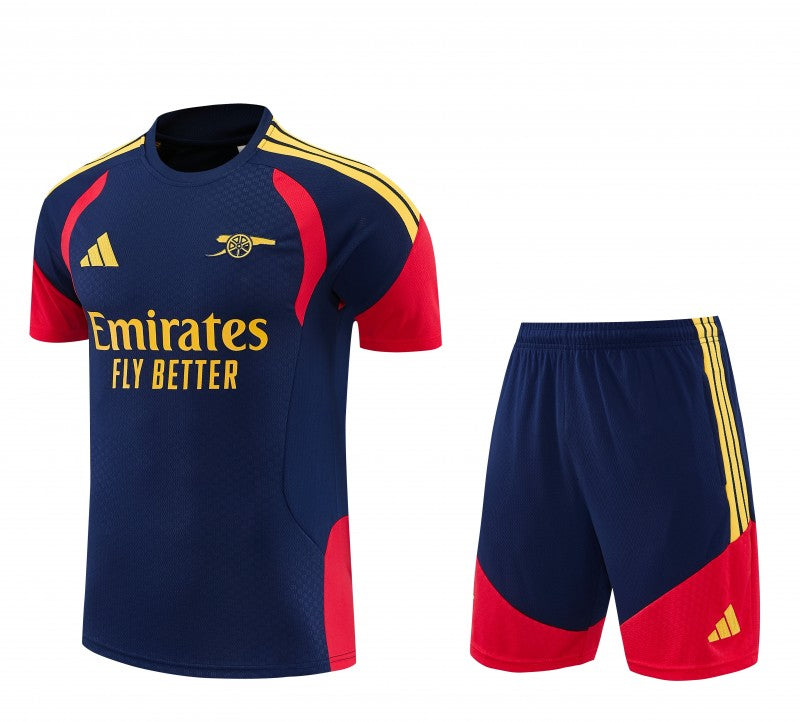 26/27 Arsenal Navy Blue Short Sleeve+Soccer Shorts