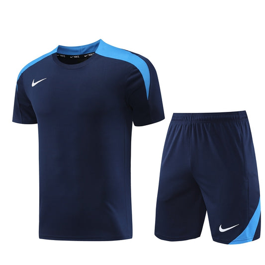 ND05 sapphire blue shorts suit S-2XL