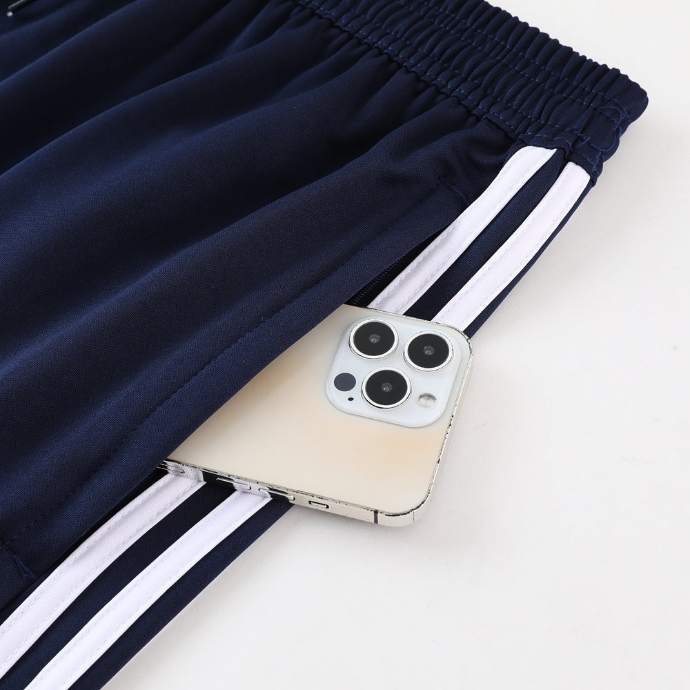 AD05 sapphire blue shorts suit S-2XL