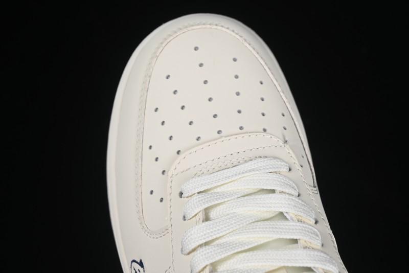 Nike Air Force 1 '07 Low Stussy Supreme Collaboration Checkerboard Beige Low-Top Casual Sneakers - DF0188-037