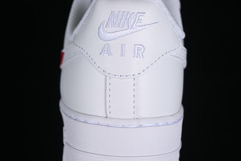 Nike Air Force 1 '07 Low Casual Sneakers with Anime Graffiti Style Crime Scene Design - 315122-211
