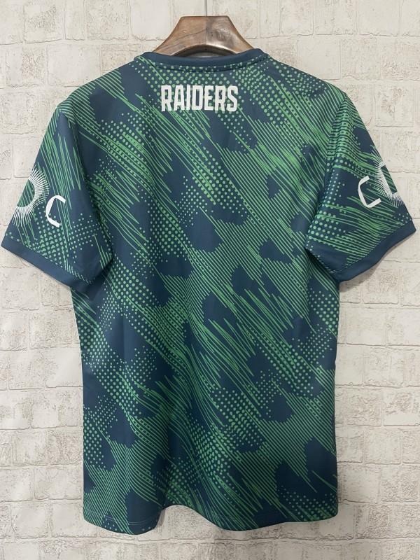 25/26 Canberra Raiders Navy with Green Digital Pattern Jersey