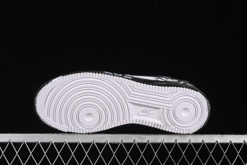 Nike Air Force 1 '07 Low Custom KAWS Bear Print Casual Sneakers - ZH0316-037