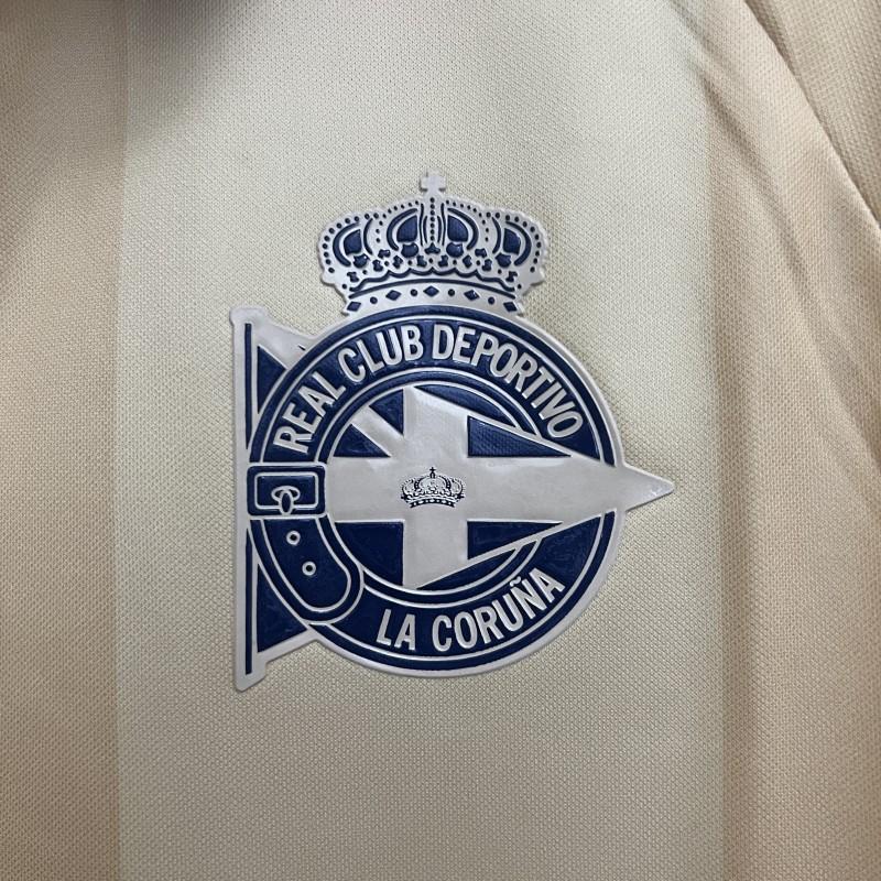 25/26 Deportivo La Coruna Gold Long Sleeve Jersey