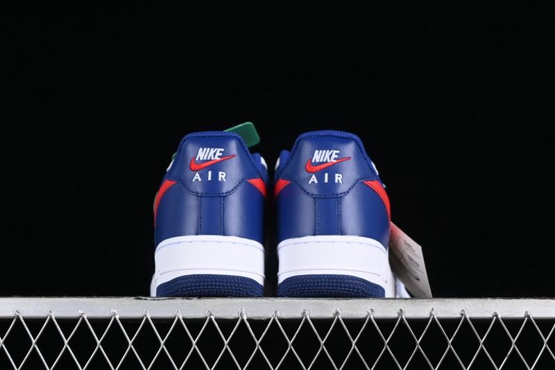 Nike Air Force 1 '07 Low White Blue Red Casual Shoes - CZ9164-100