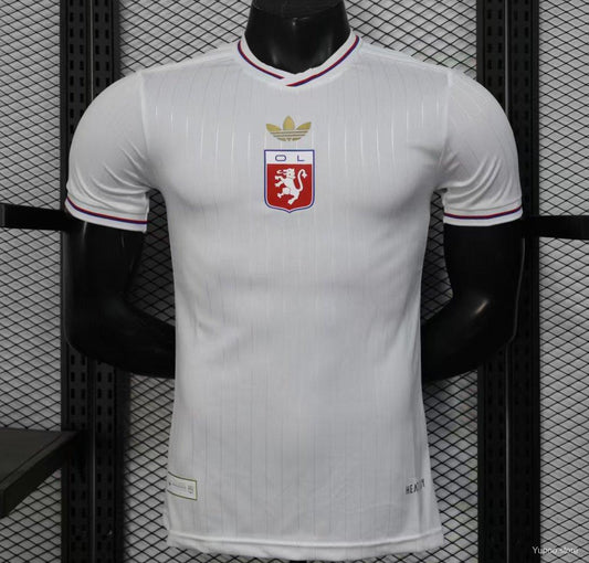 Player Version 25/26 Olympique Lyonnais Lyon White 50Th Anniversary Jersey