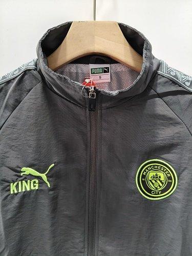 26/27 Manchester City x KING Dark Grey Windbreaker Jacket