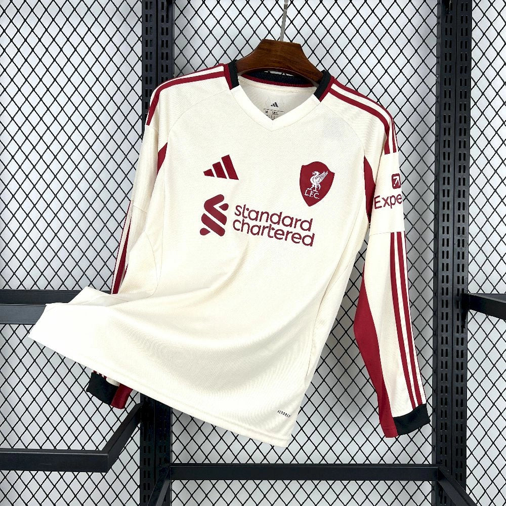 2025/26 Liverpool Away Long Sleeves Jersey