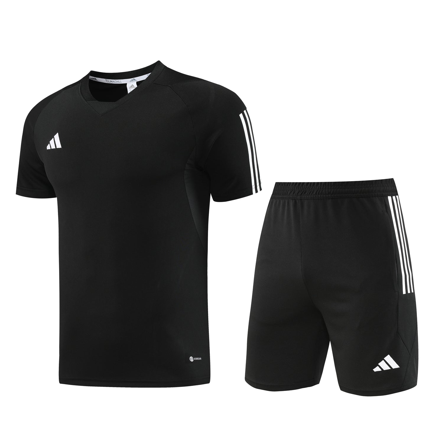AD03 black shorts suit S-2XL