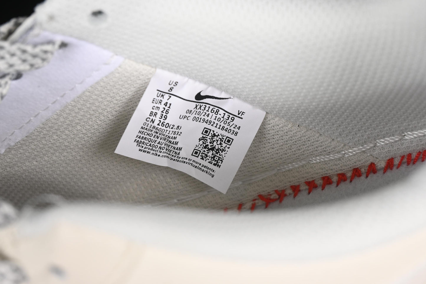 Nike Air Force 1'07 Low LV Collaboration Off-White Black Sole Casual Sneakers - XX3168-139