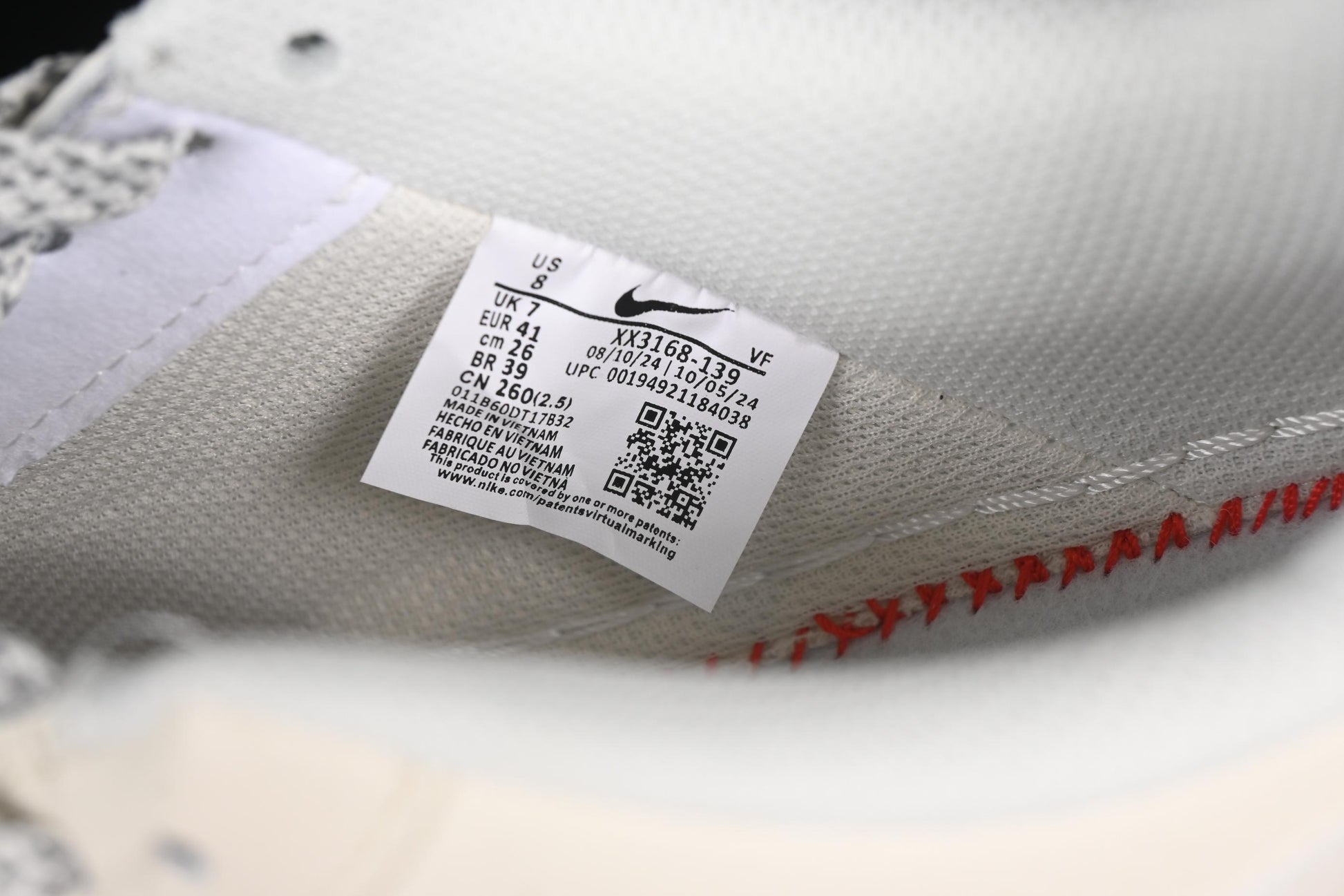 Nike Air Force 1'07 Low LV Collaboration Off-White Black Sole Casual Sneakers - XX3168-139