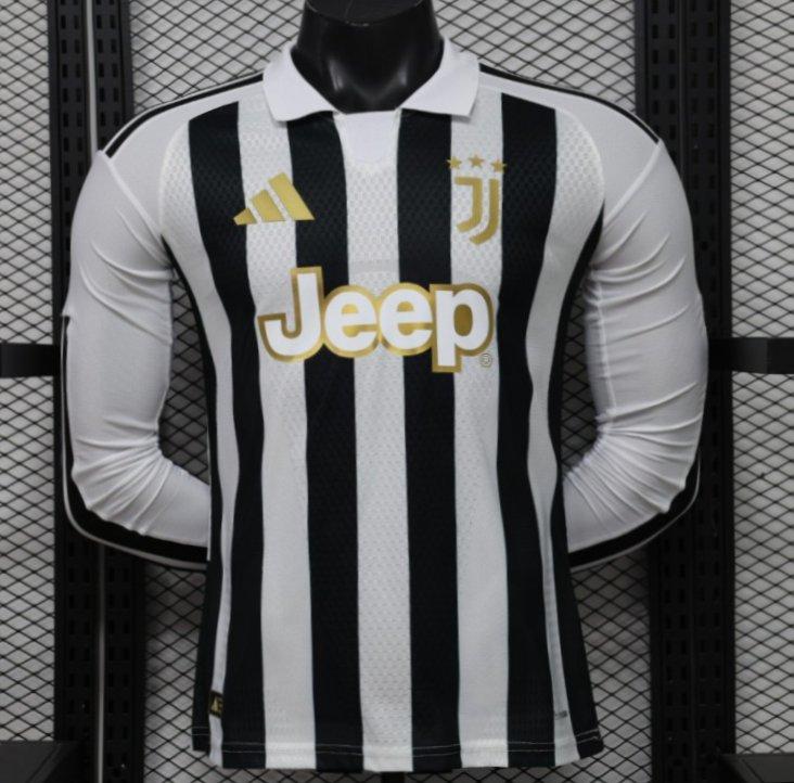 Player Version 26/27 Juventus Home Long Sleeve Jersey