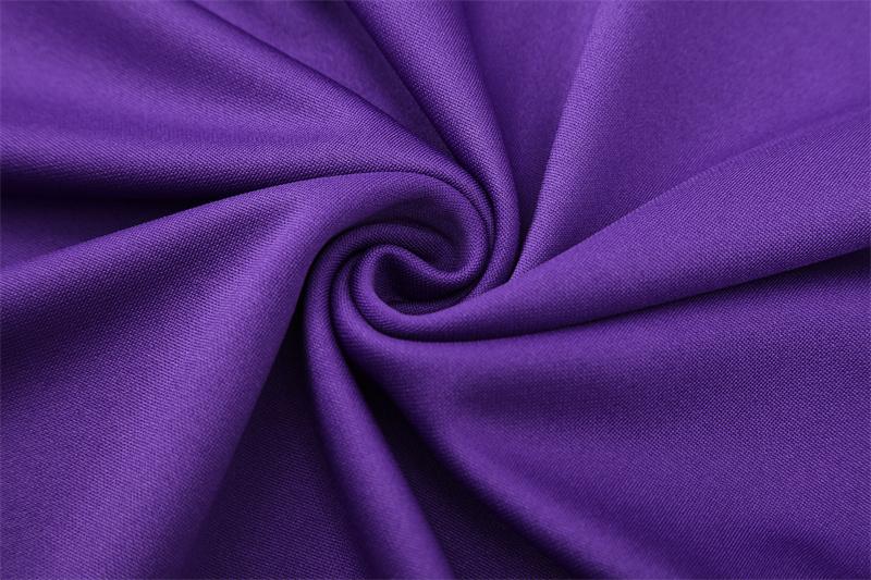 Retro 16/17 Real Madrid Purple Half Zipper Jacket