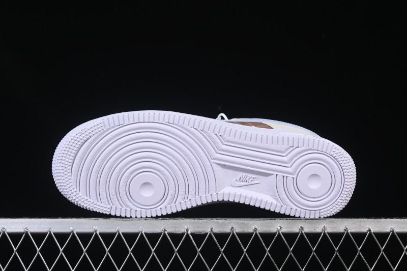 Nike Air Force 1'07 Low Casual Sneakers with Full-Length Air Cushion - IH7352-001