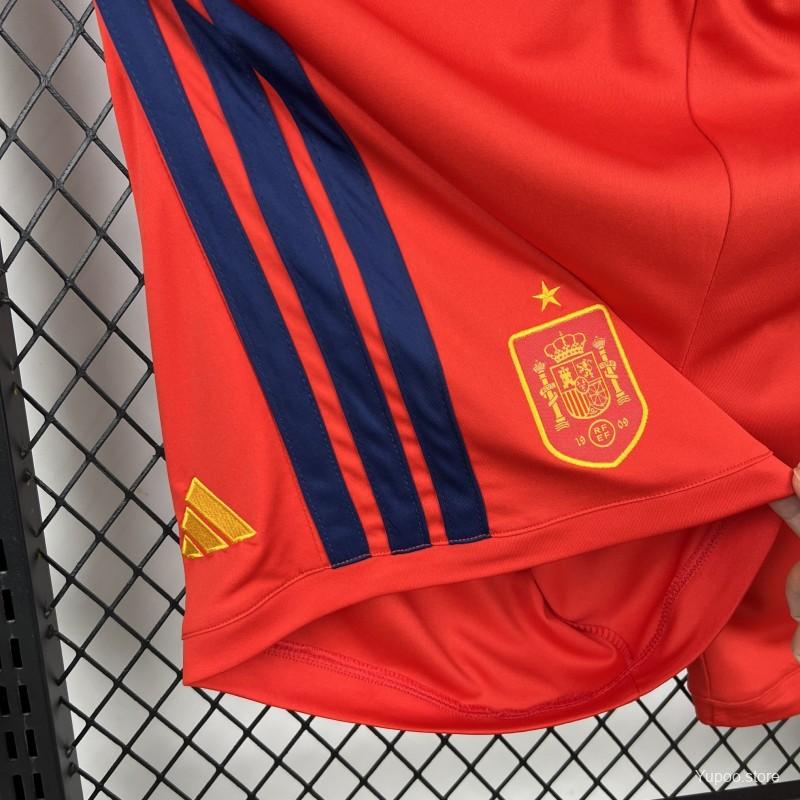 2026 Mens Spain World Cup Home Shorts