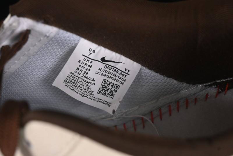 Nike Air Force 1 '07 Low BAPE Collaboration Beige Brown Graffiti Swoosh Casual Sneakers - DF0188-061