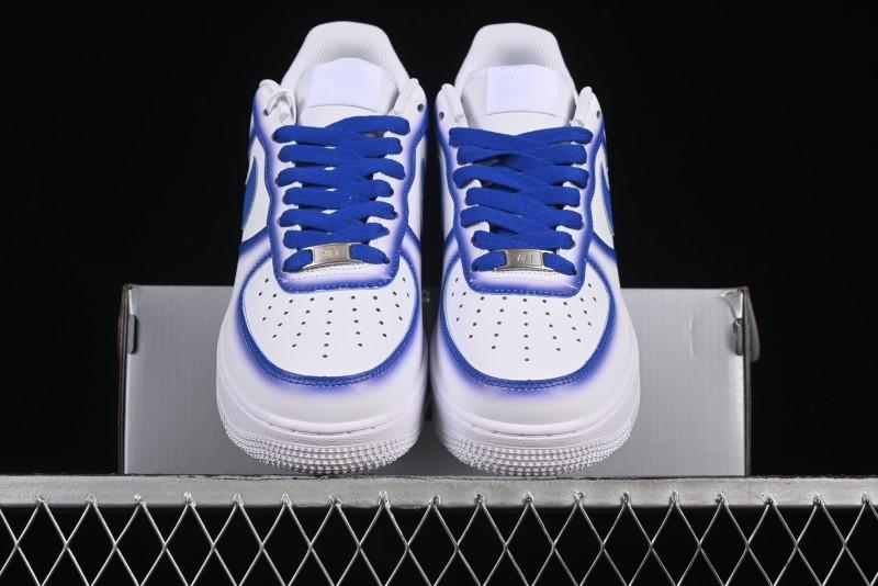 Nike Air Force 1'07 Low Blue Planet Casual Sneakers with Full-Length Air Cushion - ZH0316-079