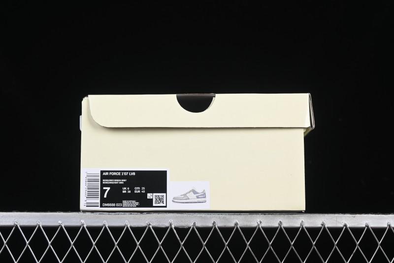 Nike Air Force 1 '07 Low Supreme Collaboration Polka Dot Swoosh Casual Sneakers - DM6688-023