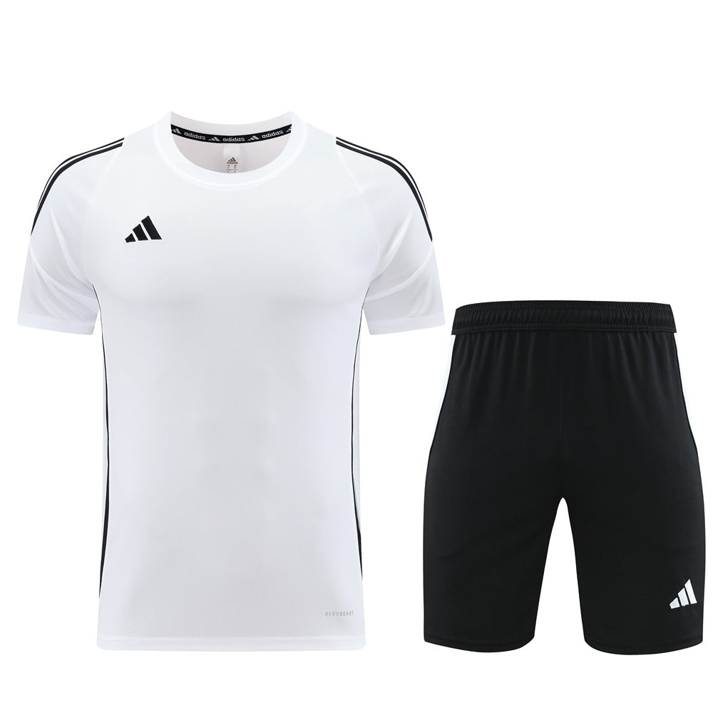 AD06 white shorts suit S-2XL