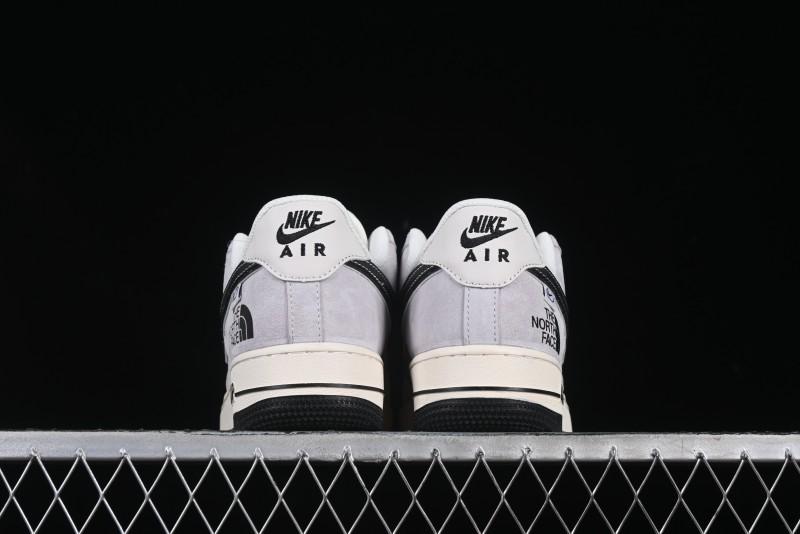 Nike Air Force 1 '07 Low The North Face Collaboration Beige Grey Carbon Black Swoosh Low-Top Casual Sneakers - XZ6188-916